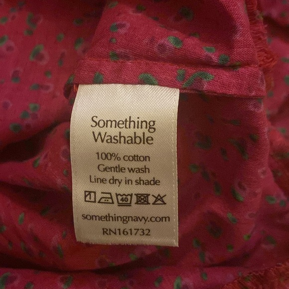 NWT Something Navy ruffle top - Picture 4 of 5